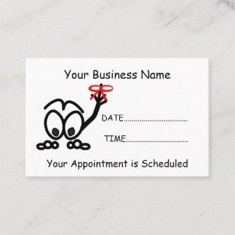 Reminders Don't Forget Appointment Card