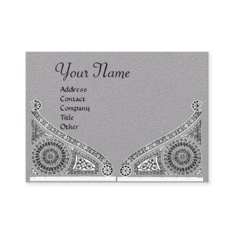 RENAISSANCE ARCHITECTURE MONOGRAM,Black Grey paper