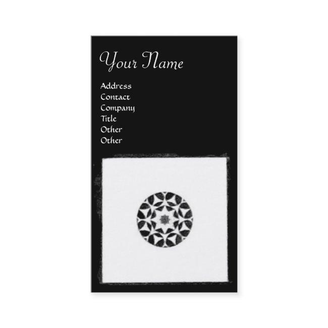 RENAISSANCE HARMONY Black White Geometric Floral