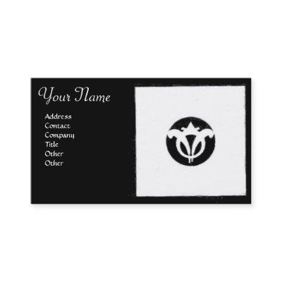 RENAISSANCE HARMONY Black White Geometric Floral