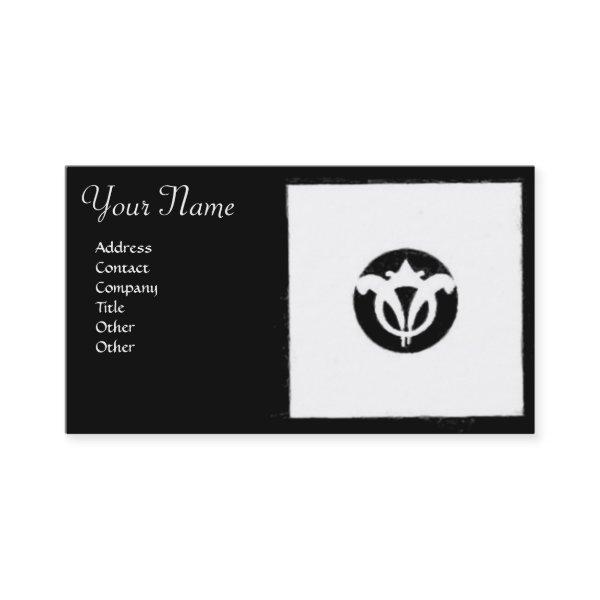 RENAISSANCE HARMONY Black White Geometric Floral