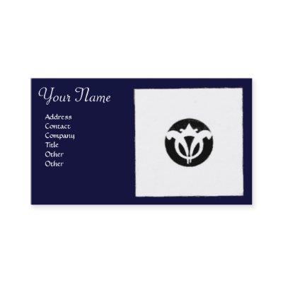 RENAISSANCE HARMONY Blue White Geometric Floral