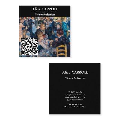 Renoir - Dance at Moulin de la Galette - QR Code Square