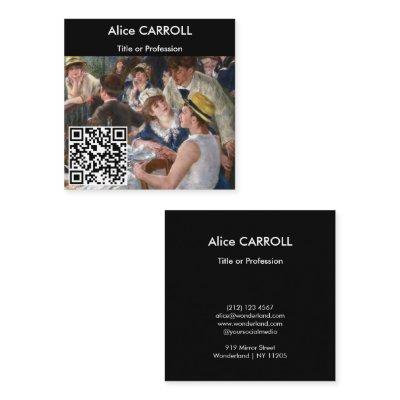 Renoir - Luncheon of Boating Party - QR Code Square