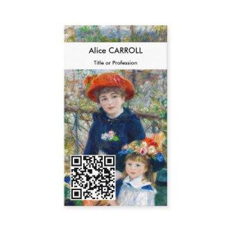 Renoir - Two sisters on the Terrace - QR Code