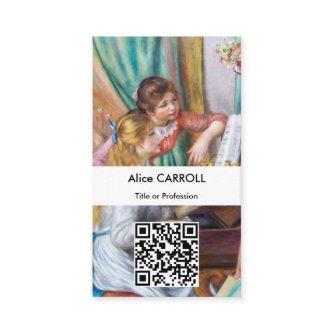 Renoir - Young Girls at the Piano - QR Code