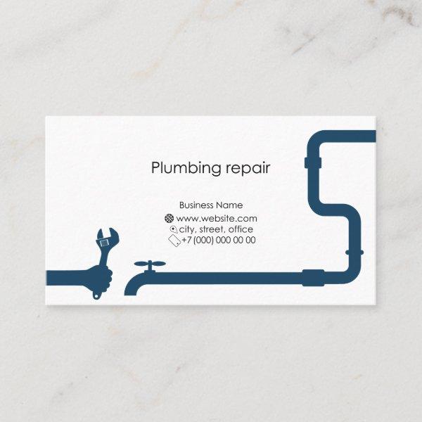 Repair service and plumbing service