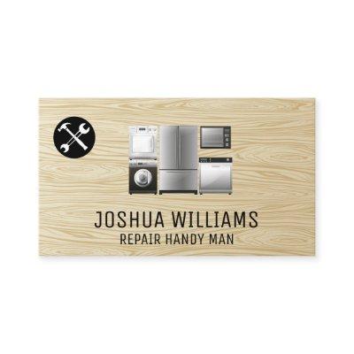 Repair Tools | Appliances | Wood Grain