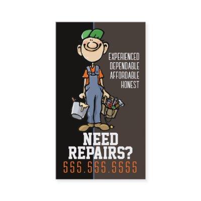 Repairman Handyman Fix-It Carpenter Painter