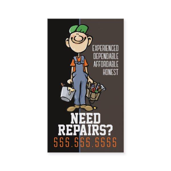 Repairman Handyman Fix-It Carpenter Painter