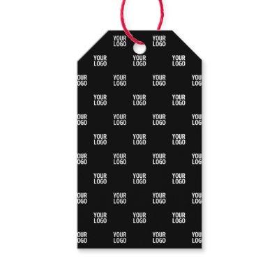 Repeating Image, Design or Company Business Logo Gift Tags