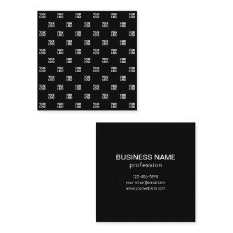 Repeating Image, Design or Company Business Logo Square