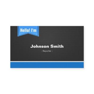 Reporter - Hello Contact Me