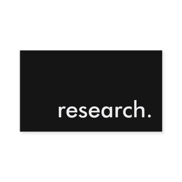 research.
