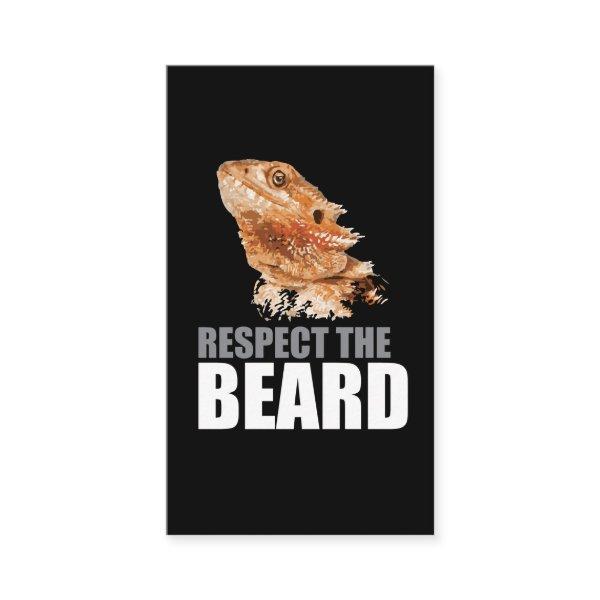 Respect The Beard Funny Bearded Dragon