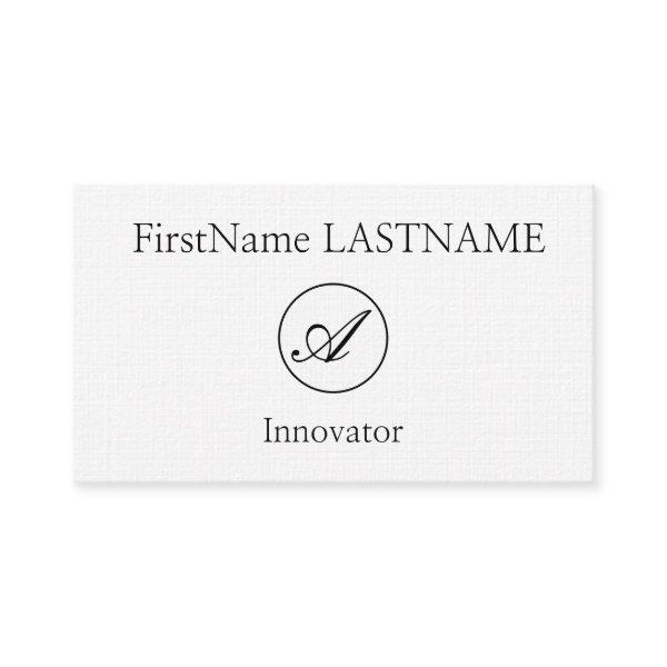 Respectable Innovator