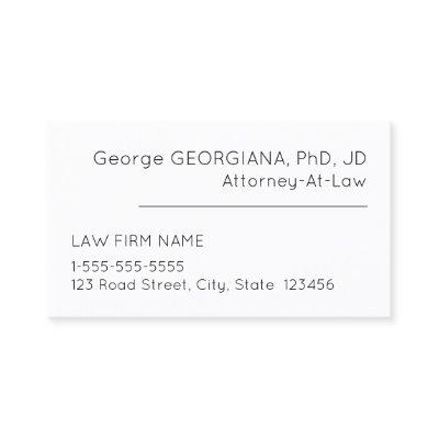 Respectable Legal Professional