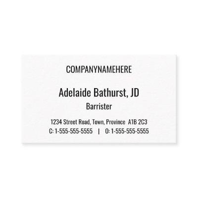 Respectable, Professional Lawyer