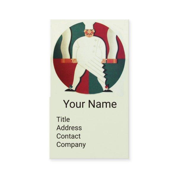 RESTAURANT CHEF COOKING FOOD,CATERING MONOGRAM
