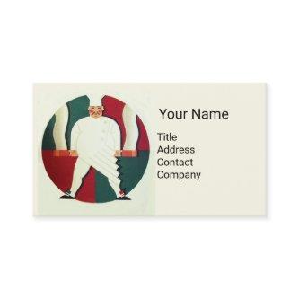 RESTAURANT CHEF COOKING FOOD,CATERING MONOGRAM