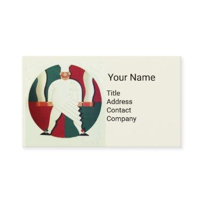 RESTAURANT CHEF COOKING FOOD,CATERING MONOGRAM