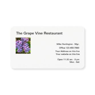 Restaurant Grape Vine Theme