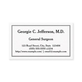 Restrained General Surgeon
