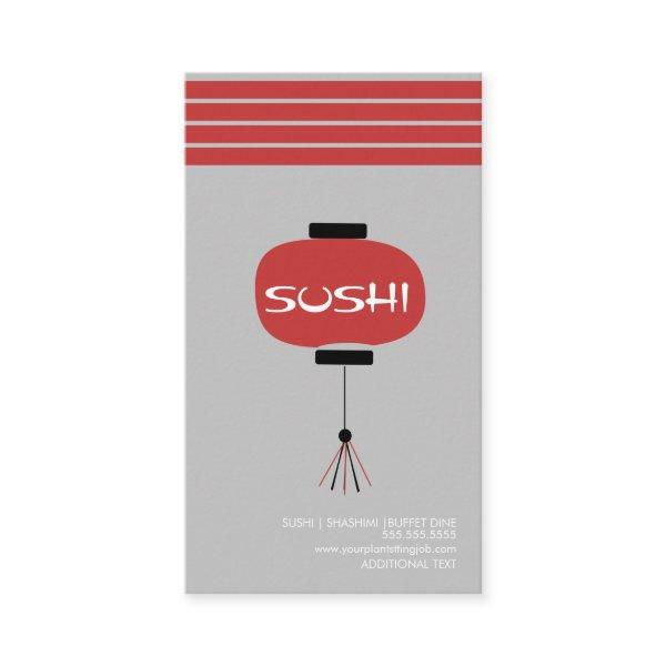 Resturant Japan Asian Sushi Logo