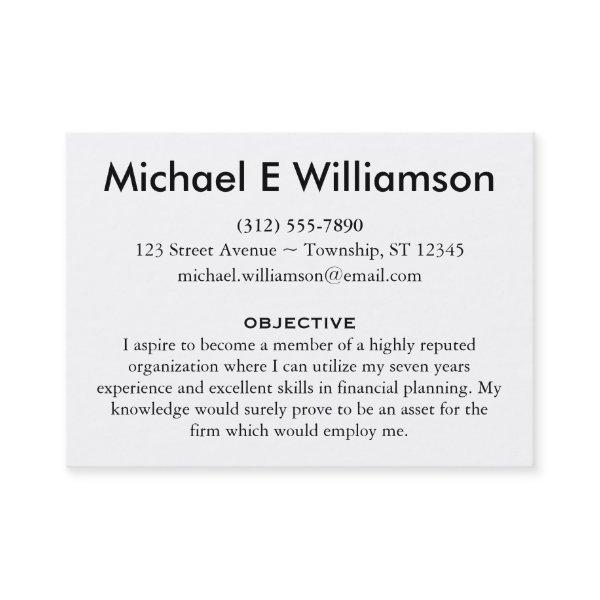 Resume