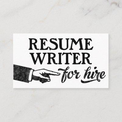 Resume Writer  - Cool Vintage