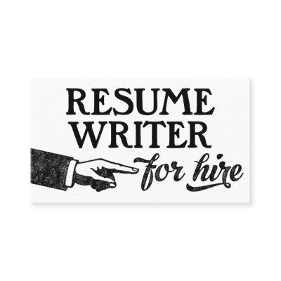 Resume Writer  - Cool Vintage