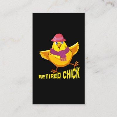 Retired Chick Funny Cool Gift For Retirement 2019