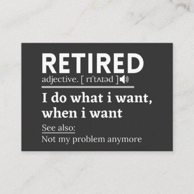 retired definition, funny retirement, retired