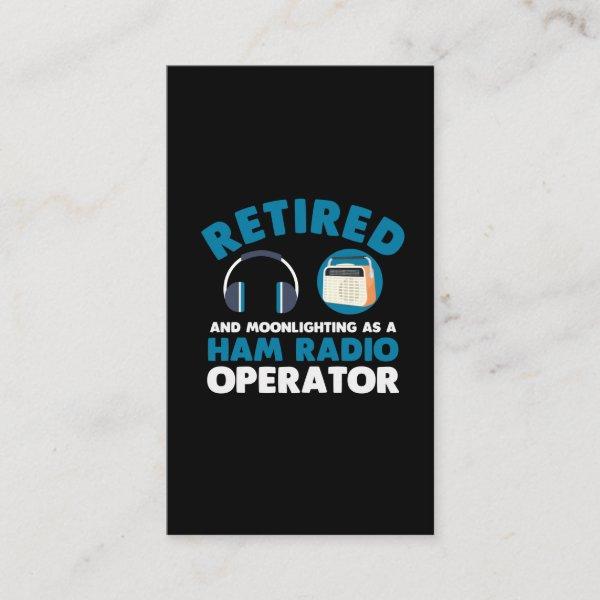 Retired Ham Radio Operator Retirement Radio Tower