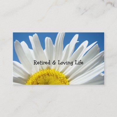 Retired & Loving Life  Daisy Floral