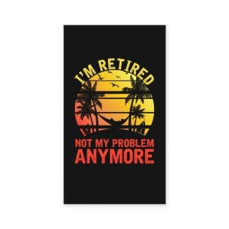 Retired Men Women Sarcastic Retiree