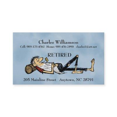 Retired RipVanWinkle image fun Calling Card