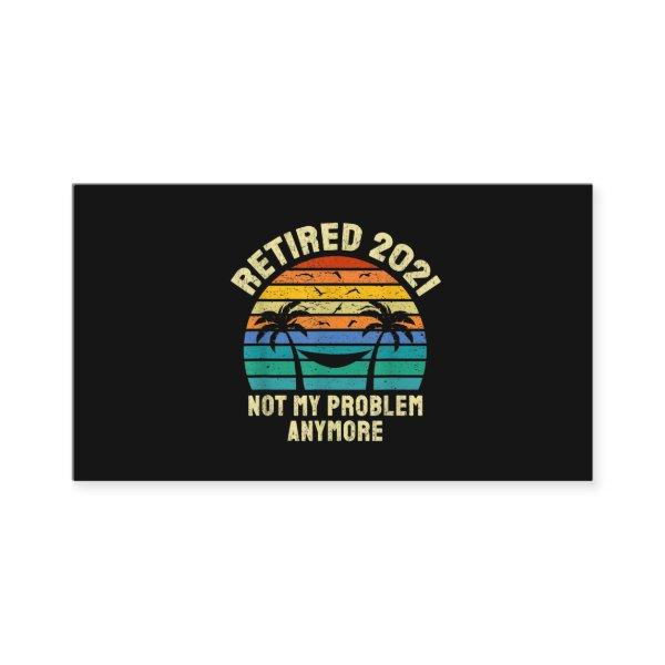 Retirement Gifts Vintage Retired 2021