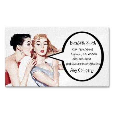 Retro 1950s Women Gossipers Magnetic