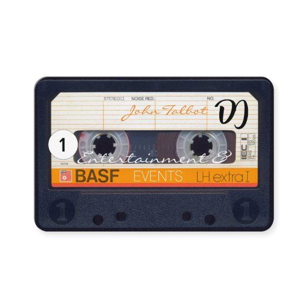 Retro Audiotape Cassette 80s DJ