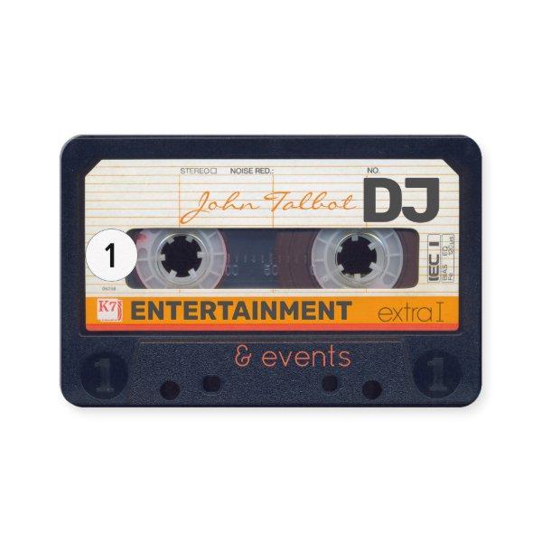 Retro Audiotape Cassette 80s DJ  2