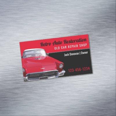 Retro Auto Restoration | Repair Shop  Magnet