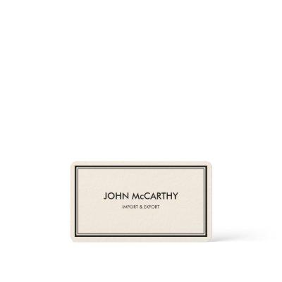 Retro Black White Professional Elegant Minimalist
