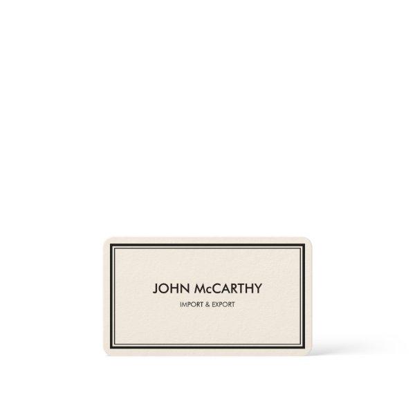 Retro Black White Professional Elegant Minimalist