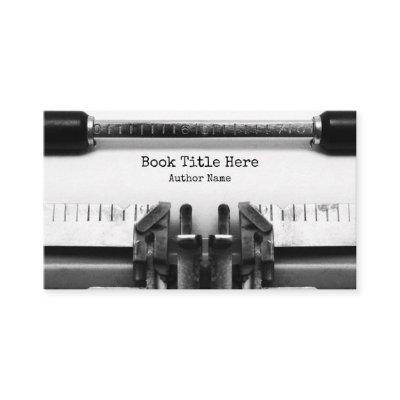 Retro Book Author And Promotional
