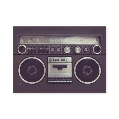 Retro Boombox Ghetto Blaster Music