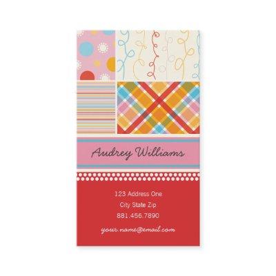 Retro Candy Pink Pattern Squares Plaid Dots Stripe