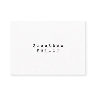 Retro Classic Nostalgic Look Elegant Simple Plain