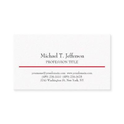 Retro Classical Elegant Plain Simple White
