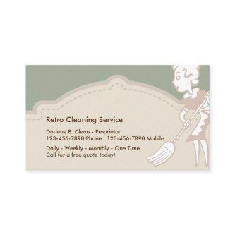 Retro Cleaning Service Professionally Designed